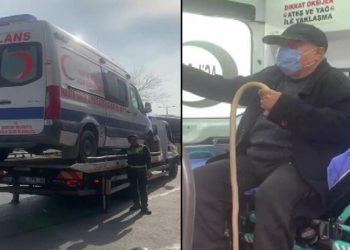 Esenyurt Belediyesine ait ambulans hasta nakli sırasında haczedildi