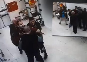 Pendik’te hastanenin güvenlik görevlisine ‘kırmızı alan’ saldırısı