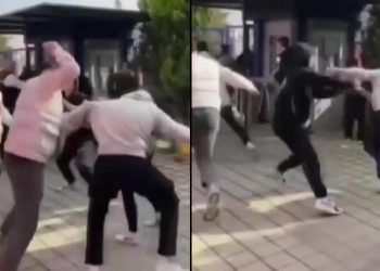 Tuzla’da liseli gençlerin tekmeli yumruklu kavgası! 2 kişi yaralandı