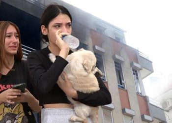 Antalya’da panik anları! Kuryeler kurtardı